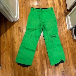 Neon Green Karbon Ski/Snow Pants